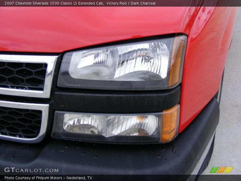 Victory Red / Dark Charcoal 2007 Chevrolet Silverado 1500 Classic LS Extended Cab