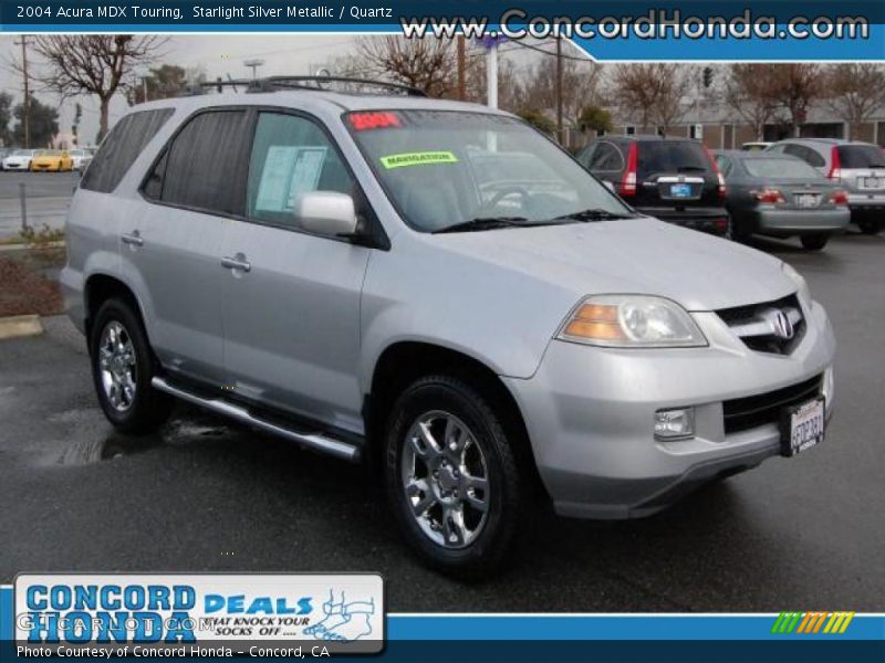 Starlight Silver Metallic / Quartz 2004 Acura MDX Touring