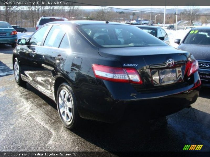 Black / Ash Gray 2010 Toyota Camry LE