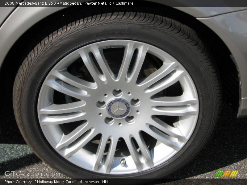 Pewter Metallic / Cashmere 2008 Mercedes-Benz E 350 4Matic Sedan