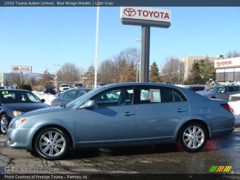 Blue Mirage Metallic / Light Gray 2009 Toyota Avalon Limited