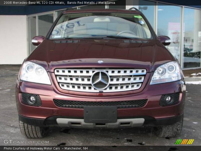 Barolo Red Metallic / Macadamia 2008 Mercedes-Benz ML 320 CDI 4Matic