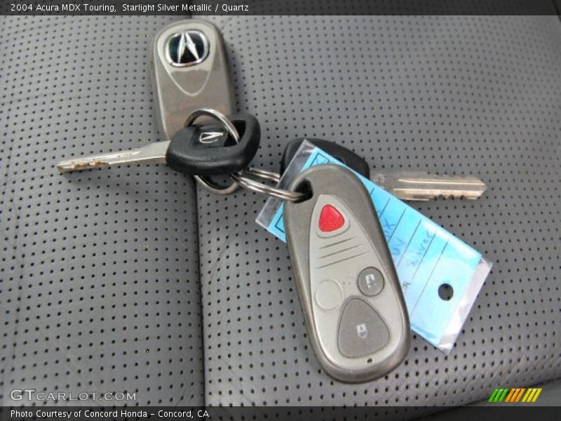 Starlight Silver Metallic / Quartz 2004 Acura MDX Touring