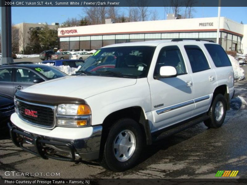 Summit White / Pewter/Dark Pewter 2004 GMC Yukon SLT 4x4