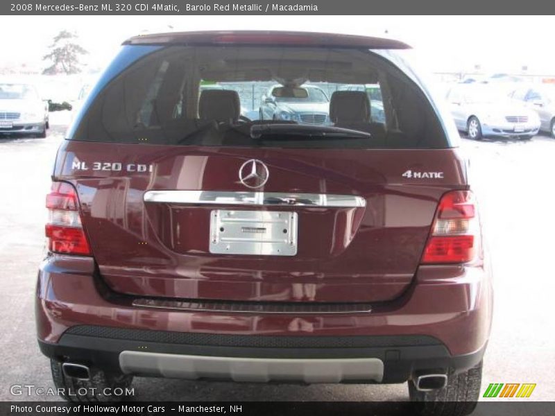 Barolo Red Metallic / Macadamia 2008 Mercedes-Benz ML 320 CDI 4Matic
