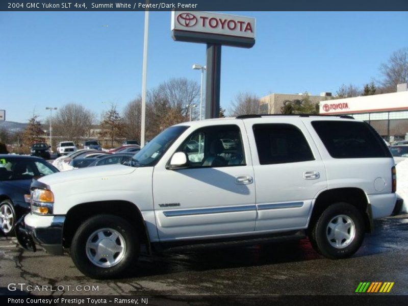 Summit White / Pewter/Dark Pewter 2004 GMC Yukon SLT 4x4