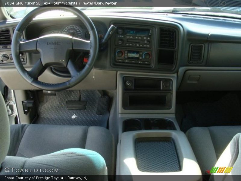 Summit White / Pewter/Dark Pewter 2004 GMC Yukon SLT 4x4