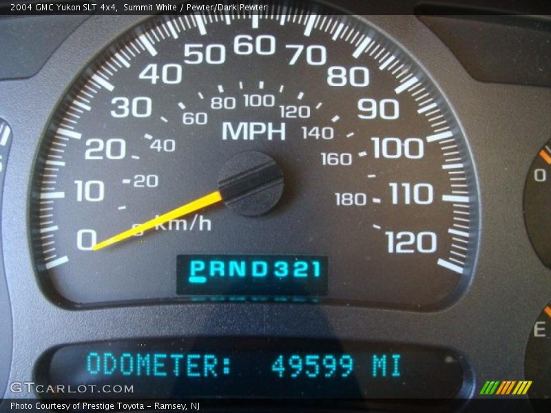 Summit White / Pewter/Dark Pewter 2004 GMC Yukon SLT 4x4