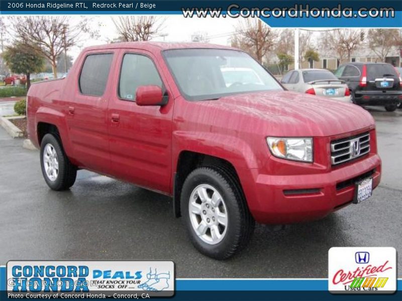 Redrock Pearl / Beige 2006 Honda Ridgeline RTL
