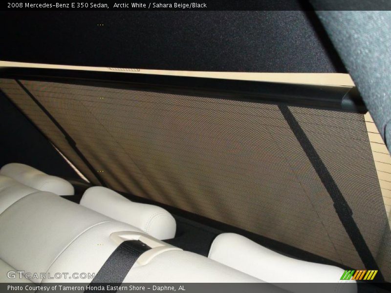 Arctic White / Sahara Beige/Black 2008 Mercedes-Benz E 350 Sedan