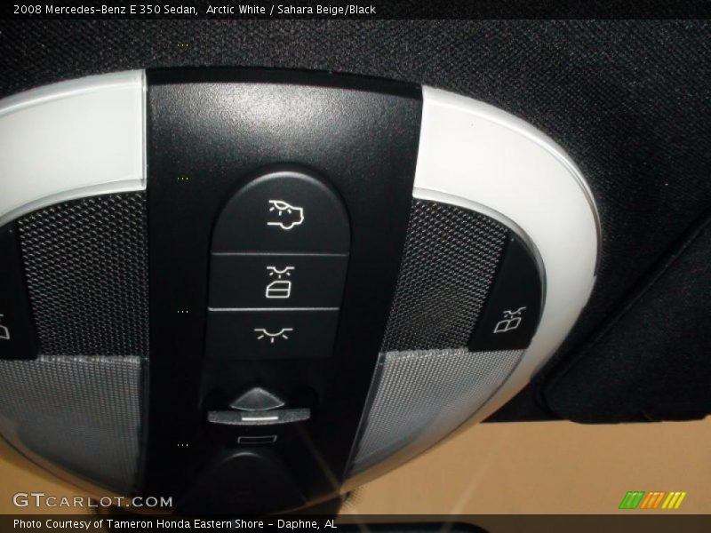 Arctic White / Sahara Beige/Black 2008 Mercedes-Benz E 350 Sedan