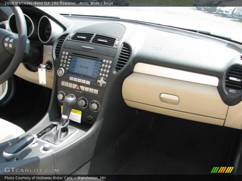 Arctic White / Beige 2008 Mercedes-Benz SLK 280 Roadster