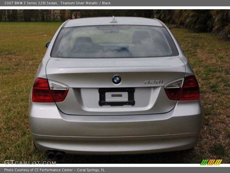 Titanium Silver Metallic / Black 2007 BMW 3 Series 328i Sedan