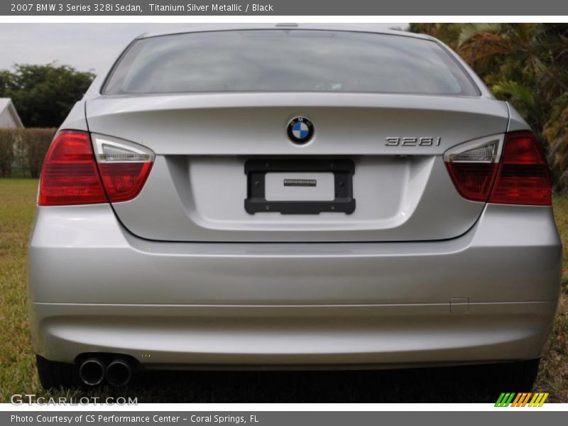 Titanium Silver Metallic / Black 2007 BMW 3 Series 328i Sedan