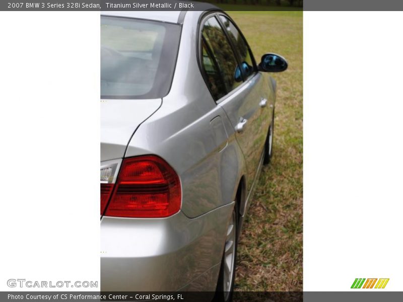 Titanium Silver Metallic / Black 2007 BMW 3 Series 328i Sedan