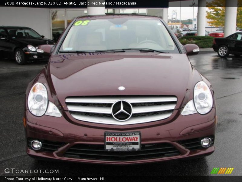 Barolo Red Metallic / Macadamia 2008 Mercedes-Benz R 320 CDI 4Matic