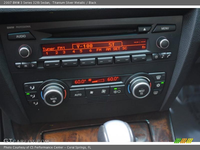 Titanium Silver Metallic / Black 2007 BMW 3 Series 328i Sedan
