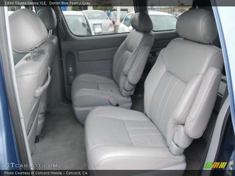 Denim Blue Pearl / Gray 1999 Toyota Sienna XLE