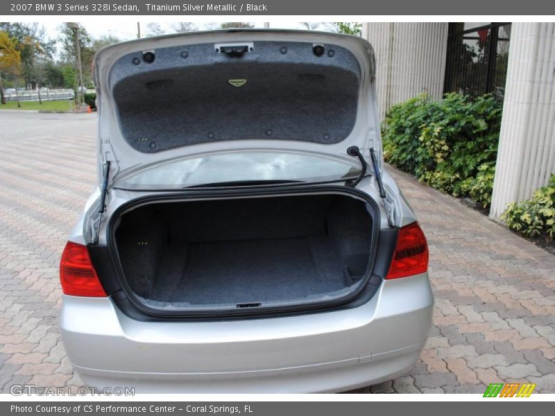 Titanium Silver Metallic / Black 2007 BMW 3 Series 328i Sedan
