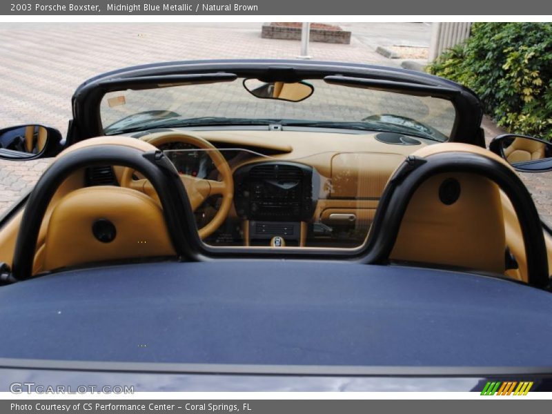 Midnight Blue Metallic / Natural Brown 2003 Porsche Boxster