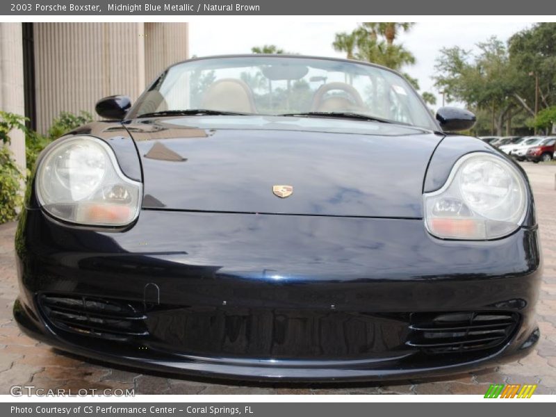Midnight Blue Metallic / Natural Brown 2003 Porsche Boxster