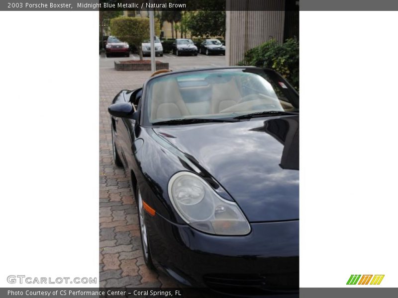 Midnight Blue Metallic / Natural Brown 2003 Porsche Boxster
