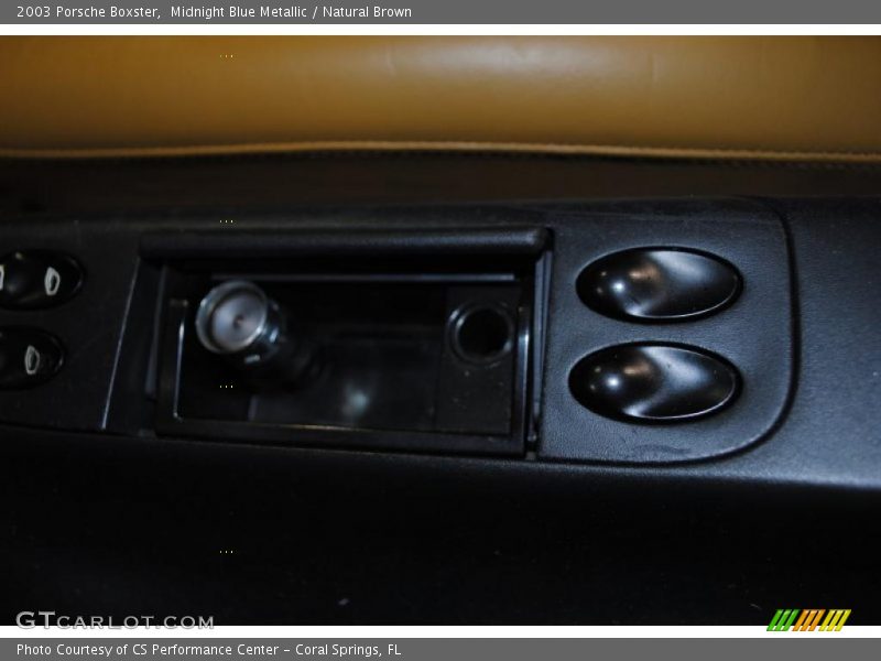 Midnight Blue Metallic / Natural Brown 2003 Porsche Boxster