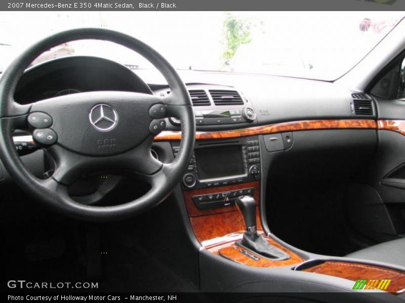 Black / Black 2007 Mercedes-Benz E 350 4Matic Sedan