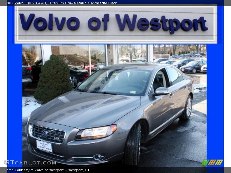 Titanium Gray Metallic / Anthracite Black 2007 Volvo S80 V8 AWD