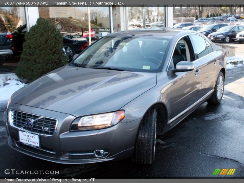 Titanium Gray Metallic / Anthracite Black 2007 Volvo S80 V8 AWD