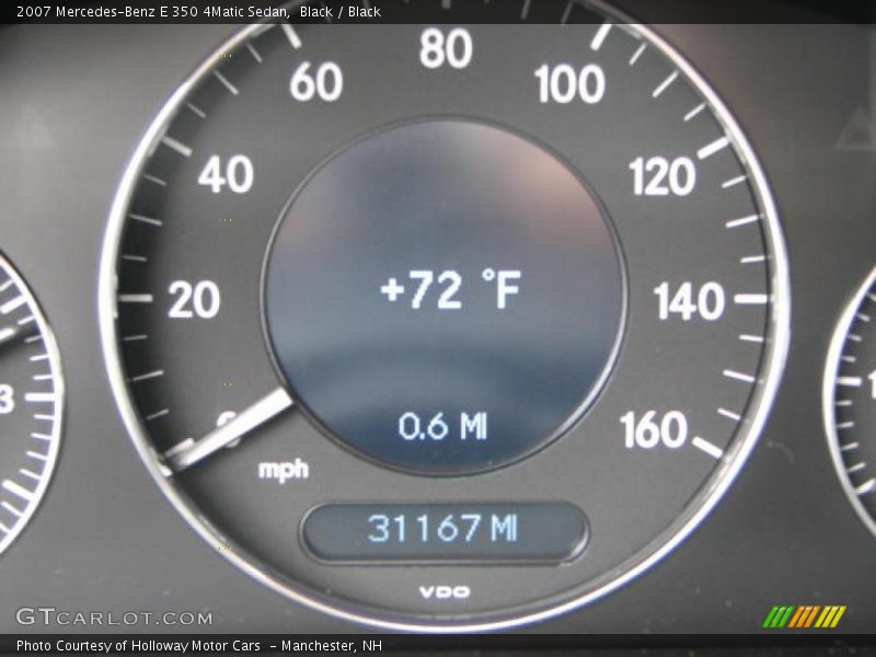 Black / Black 2007 Mercedes-Benz E 350 4Matic Sedan
