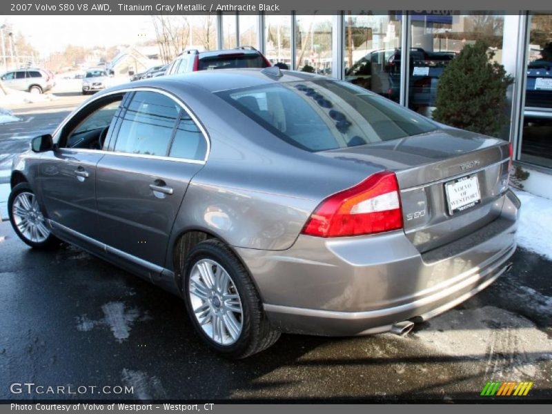 Titanium Gray Metallic / Anthracite Black 2007 Volvo S80 V8 AWD