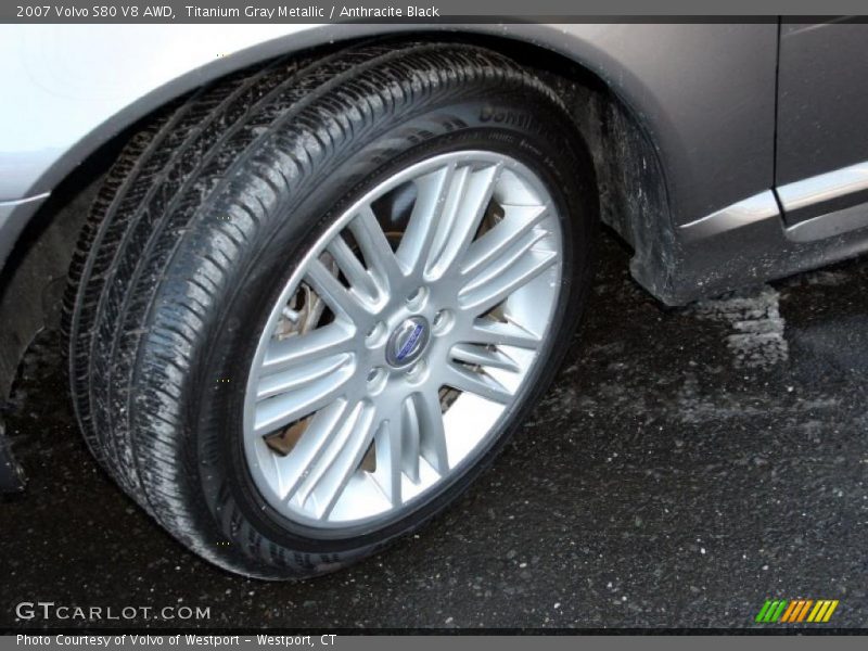 Titanium Gray Metallic / Anthracite Black 2007 Volvo S80 V8 AWD