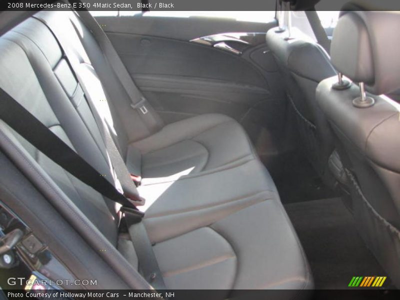 Black / Black 2008 Mercedes-Benz E 350 4Matic Sedan