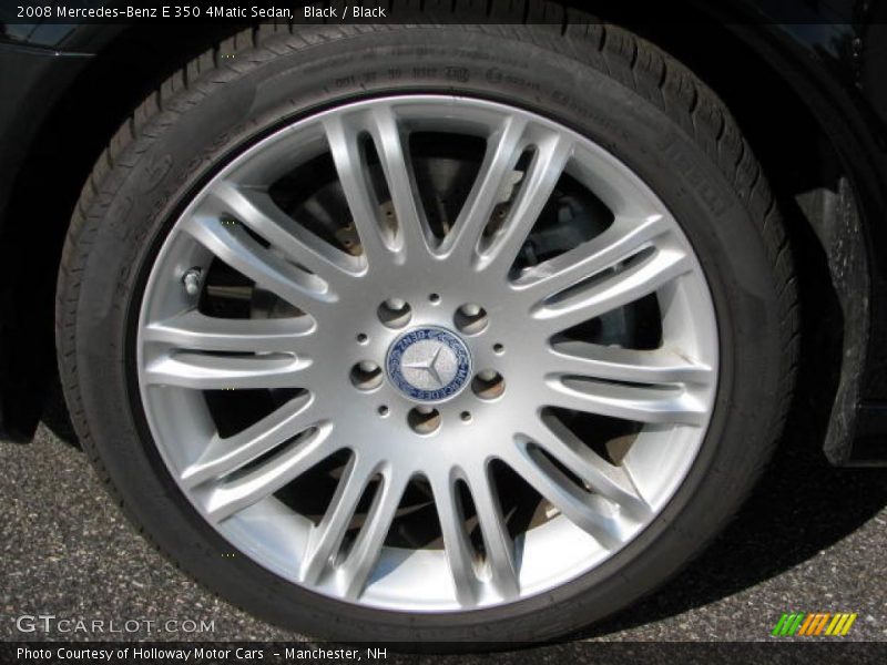 Black / Black 2008 Mercedes-Benz E 350 4Matic Sedan