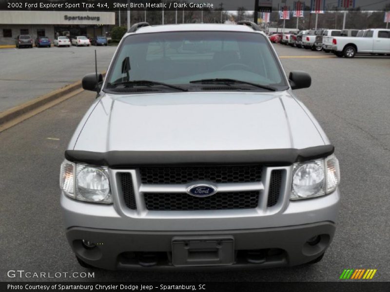 Silver Birch Metallic / Dark Graphite 2002 Ford Explorer Sport Trac 4x4