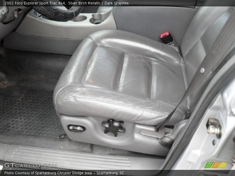 Silver Birch Metallic / Dark Graphite 2002 Ford Explorer Sport Trac 4x4