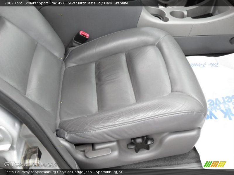 Silver Birch Metallic / Dark Graphite 2002 Ford Explorer Sport Trac 4x4