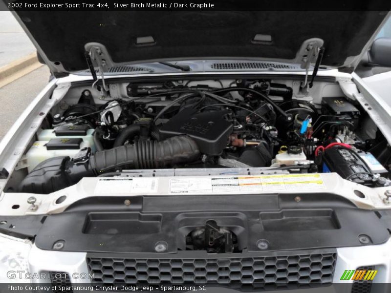 Silver Birch Metallic / Dark Graphite 2002 Ford Explorer Sport Trac 4x4
