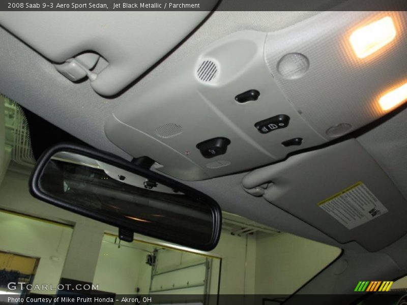 Jet Black Metallic / Parchment 2008 Saab 9-3 Aero Sport Sedan