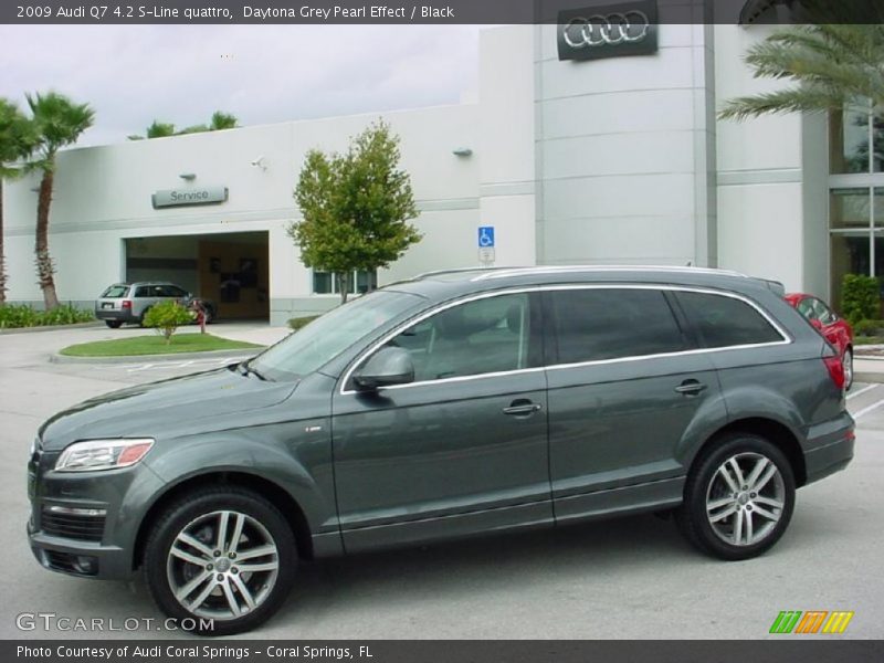 Daytona Grey Pearl Effect / Black 2009 Audi Q7 4.2 S-Line quattro