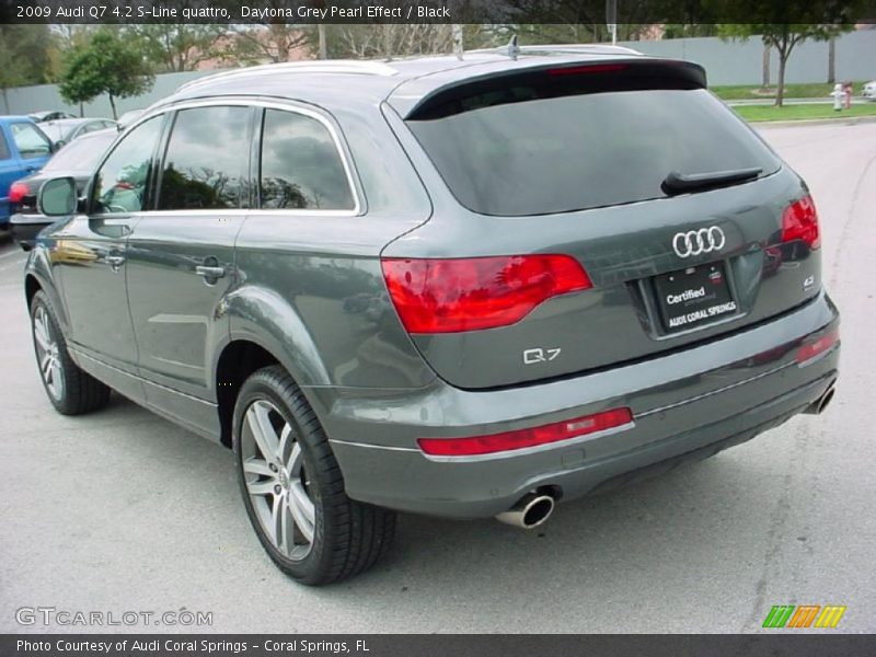Daytona Grey Pearl Effect / Black 2009 Audi Q7 4.2 S-Line quattro