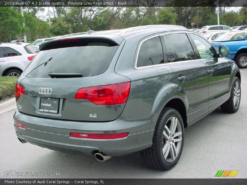 Daytona Grey Pearl Effect / Black 2009 Audi Q7 4.2 S-Line quattro