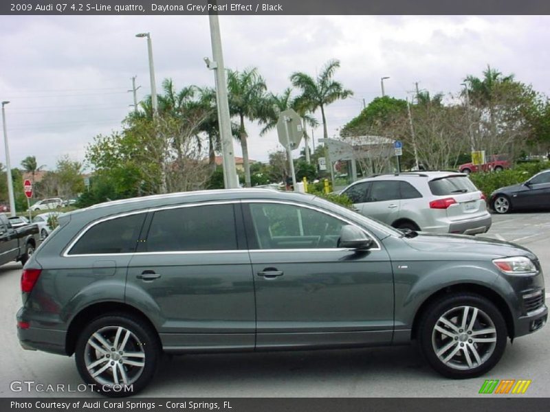 Daytona Grey Pearl Effect / Black 2009 Audi Q7 4.2 S-Line quattro
