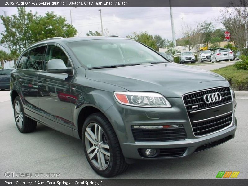 Daytona Grey Pearl Effect / Black 2009 Audi Q7 4.2 S-Line quattro