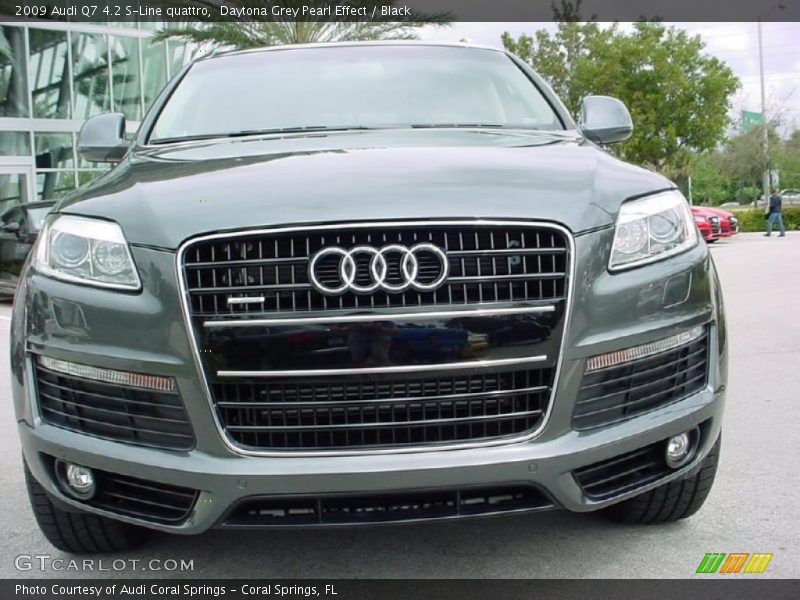 Daytona Grey Pearl Effect / Black 2009 Audi Q7 4.2 S-Line quattro