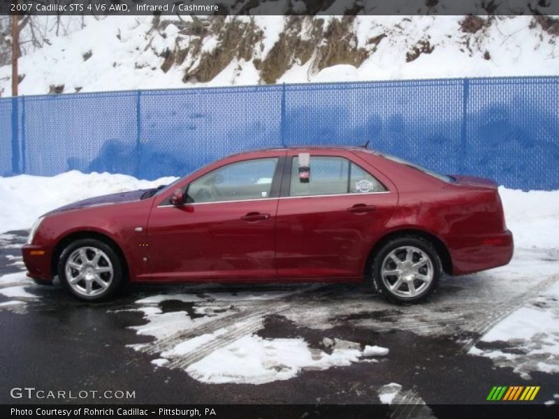 Infrared / Cashmere 2007 Cadillac STS 4 V6 AWD