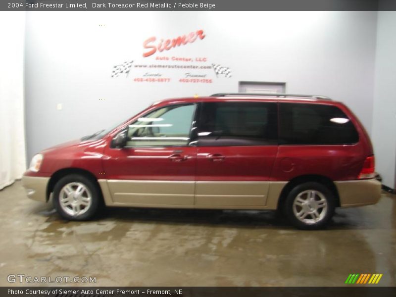 Dark Toreador Red Metallic / Pebble Beige 2004 Ford Freestar Limited