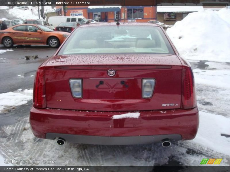 Infrared / Cashmere 2007 Cadillac STS 4 V6 AWD