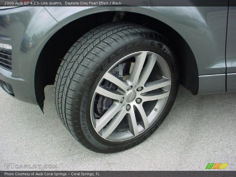 Daytona Grey Pearl Effect / Black 2009 Audi Q7 4.2 S-Line quattro